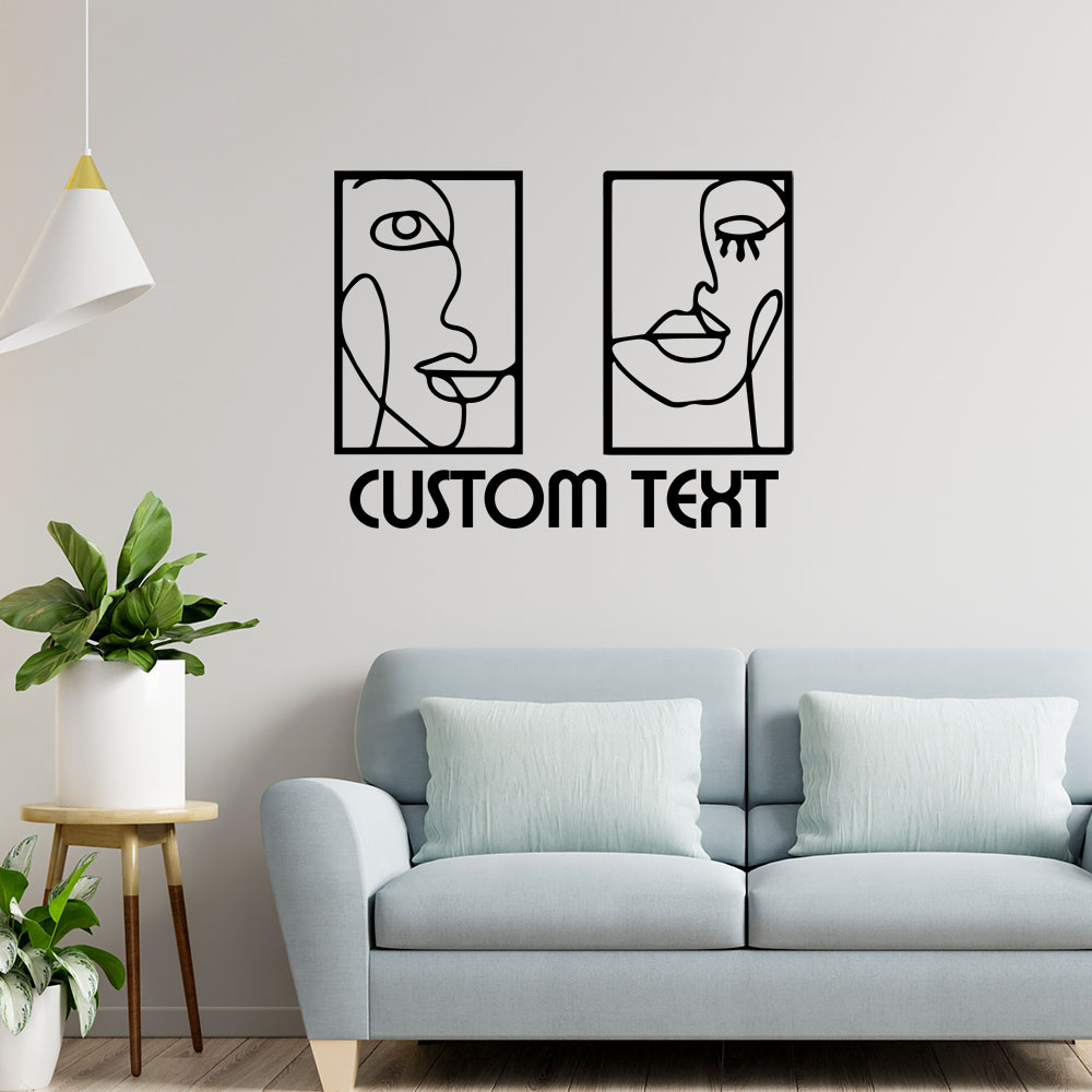 Home Decor Wallpaper - 1PC Romantische abstracte schoolaangepaste tekst zelfklevend