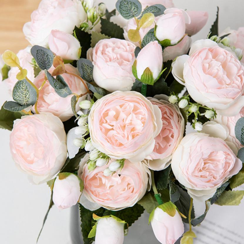 Home Decor Aesthetic Pinterest - 30CM Kunstbloemen Zijden Pioenboeket Festival Vazen