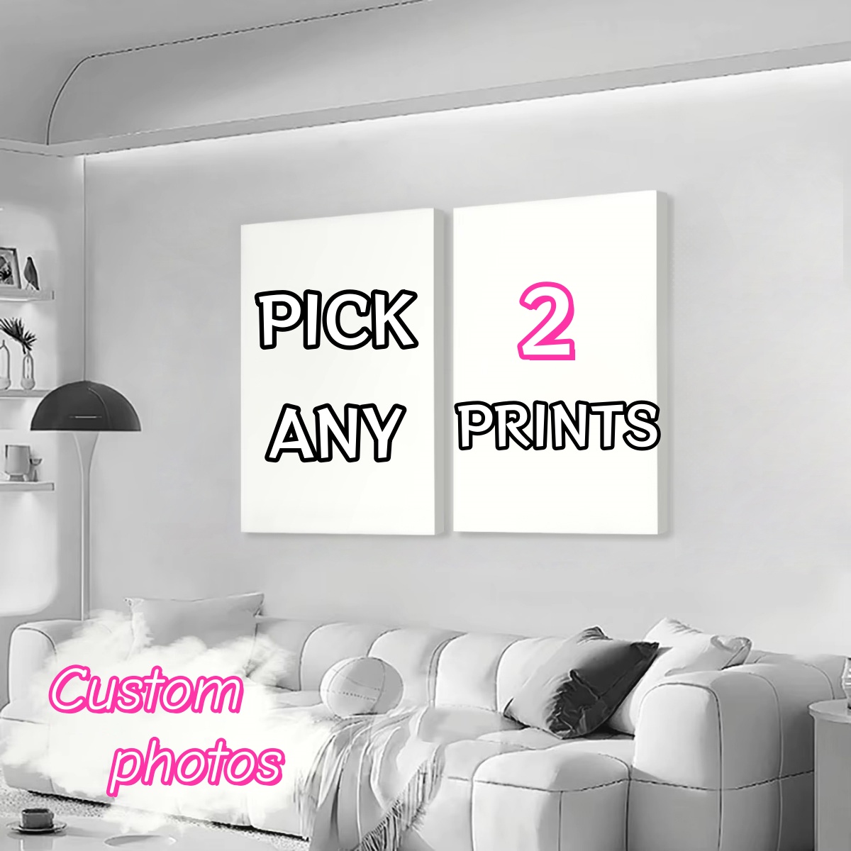 Home Decor Aesthetic Pinterest - 2/3/4/5/6 stuks gepersonaliseerde canvasafdrukken, geschikt voor