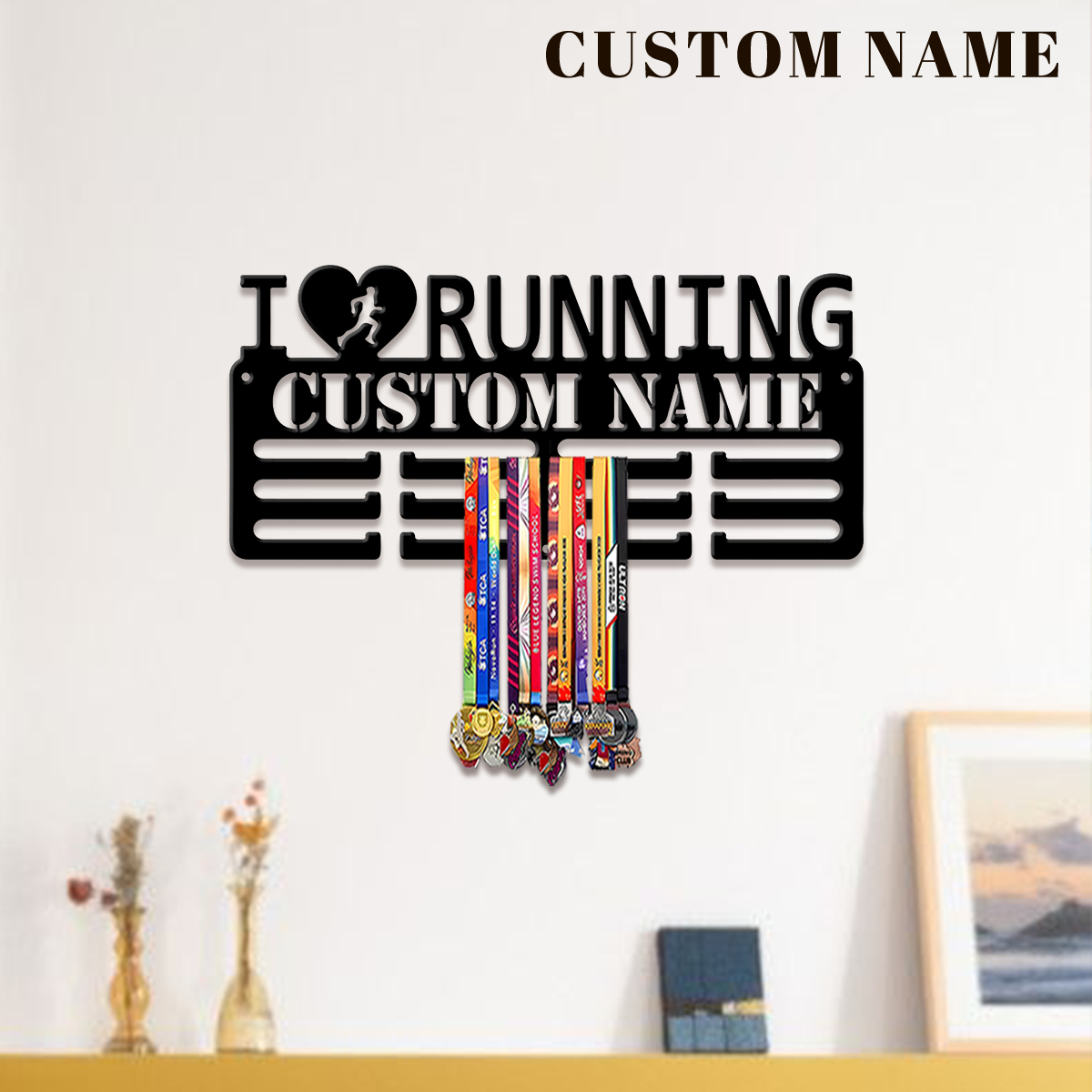 Home Decor Halloween - Op maat gemaakte 'I Love Running'