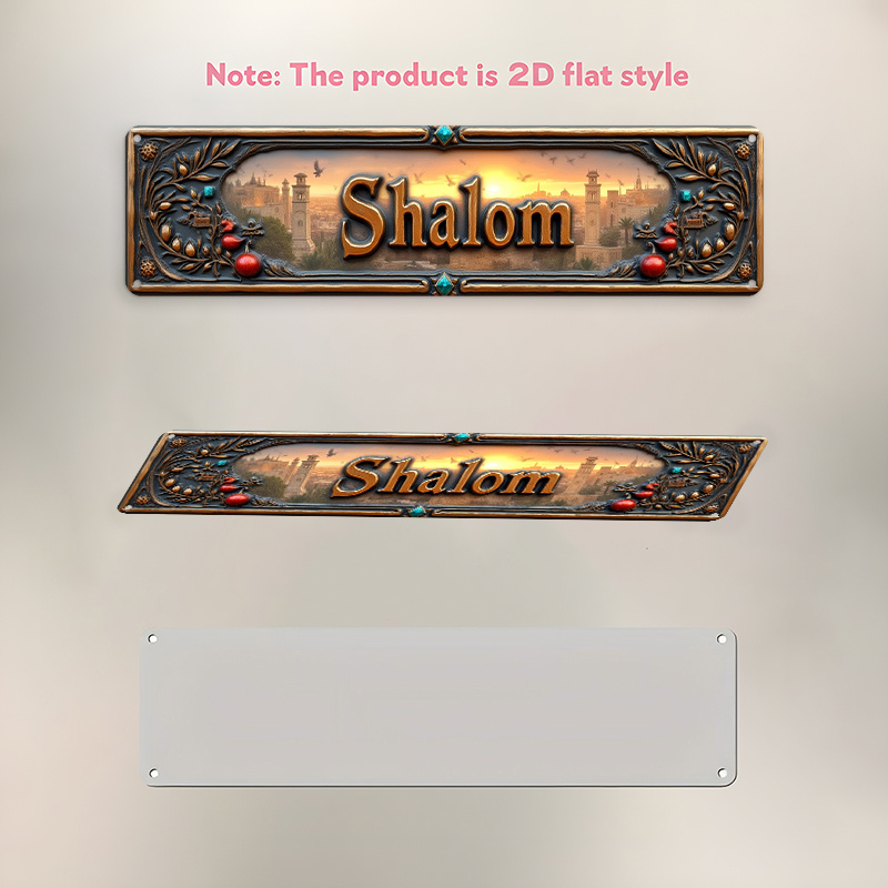 CIFBUY Vintage Shalom Hebreeuw - Home Decor Wall Art recensie en prijs