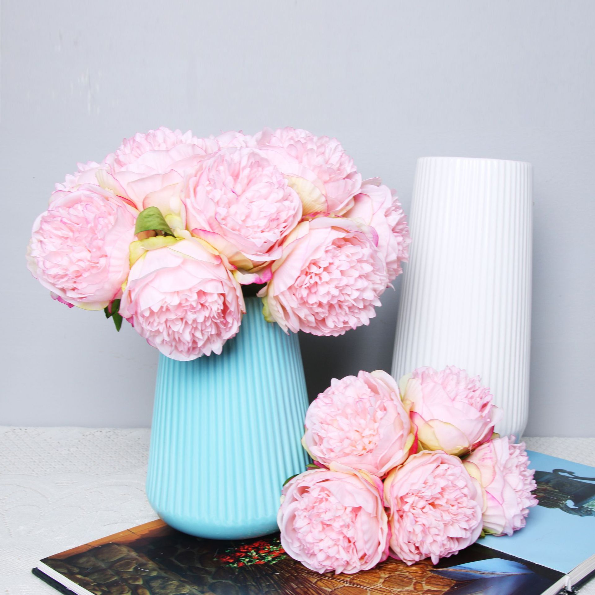 1 Boeket 5 Heads Kunstmatige P - Home Decor Aesthetic Pinterest recensie en prijs