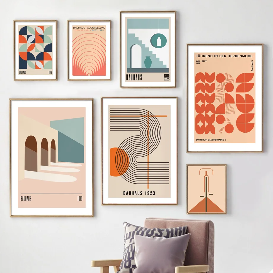 Bauhaus Expo Canvas Wall Art - - Home Decor Expo recensie en prijs