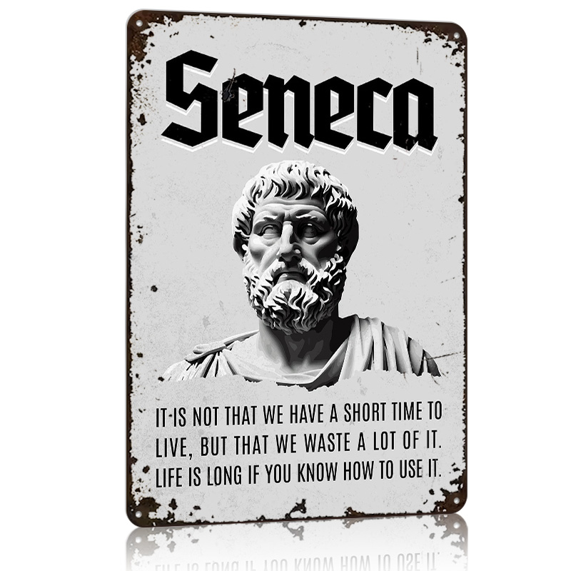 Seneca Stoic Quote 4, metalen  - Home Decor Quotes On Wall recensie en prijs