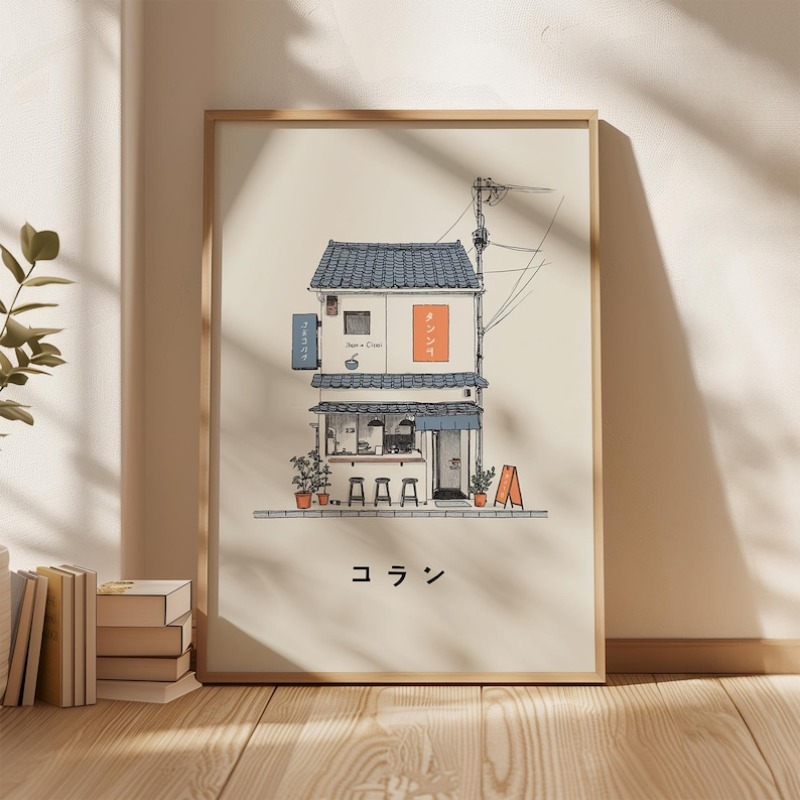 1pc Japanse Ramen Shop Canvas  - Home Decor Aesthetic Pinterest recensie en prijs