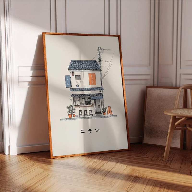 1pc Japanse Ramen Shop Canvas  - Home Decor Aesthetic Pinterest recensie en prijs