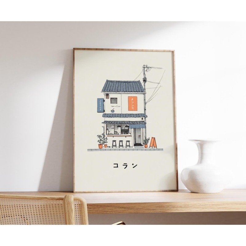 1pc Japanse Ramen Shop Canvas  - Home Decor Aesthetic Pinterest recensie en prijs
