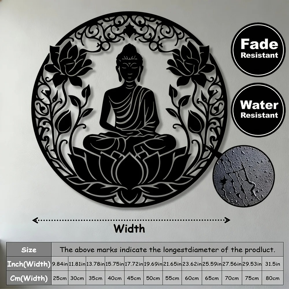 2D Platte Boeddha Lotus Mandal - Home Decor Brand recensie en prijs