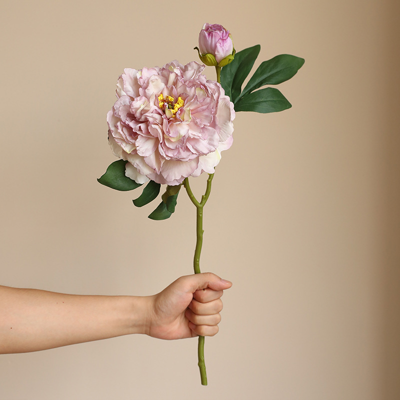 Grote Zijden Pioen Kunstbloeme - Home Decor Aesthetic Pinterest recensie en prijs