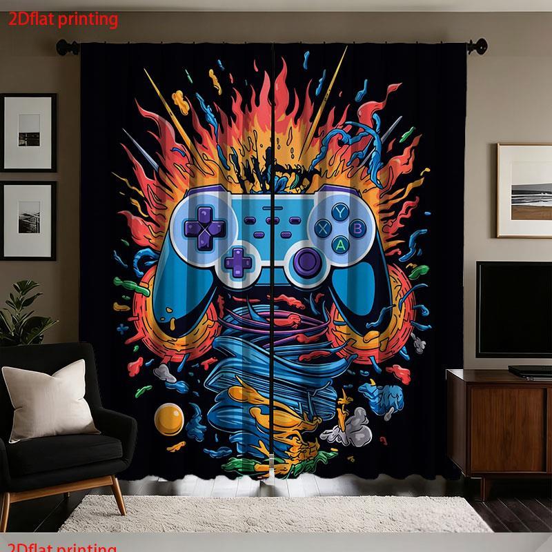 Retro Gaming Controller Gordij - Home Decor Youtube Videos recensie en prijs