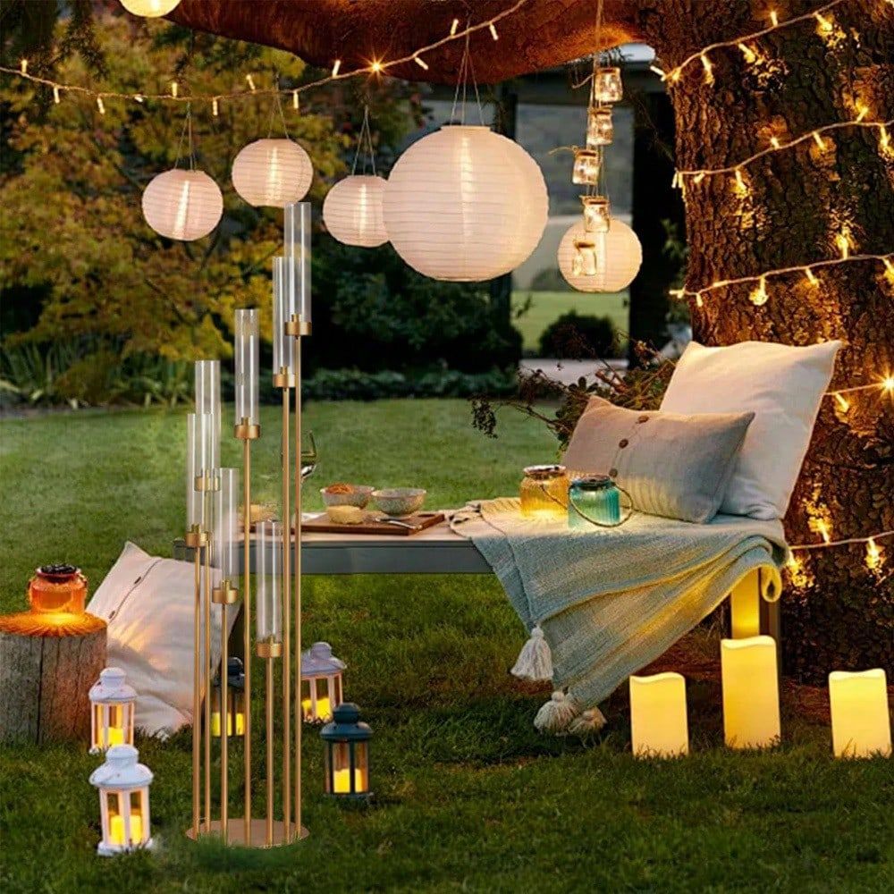 48 inch gouden vloerkaarsensta - Flooring Home Decor recensie en prijs