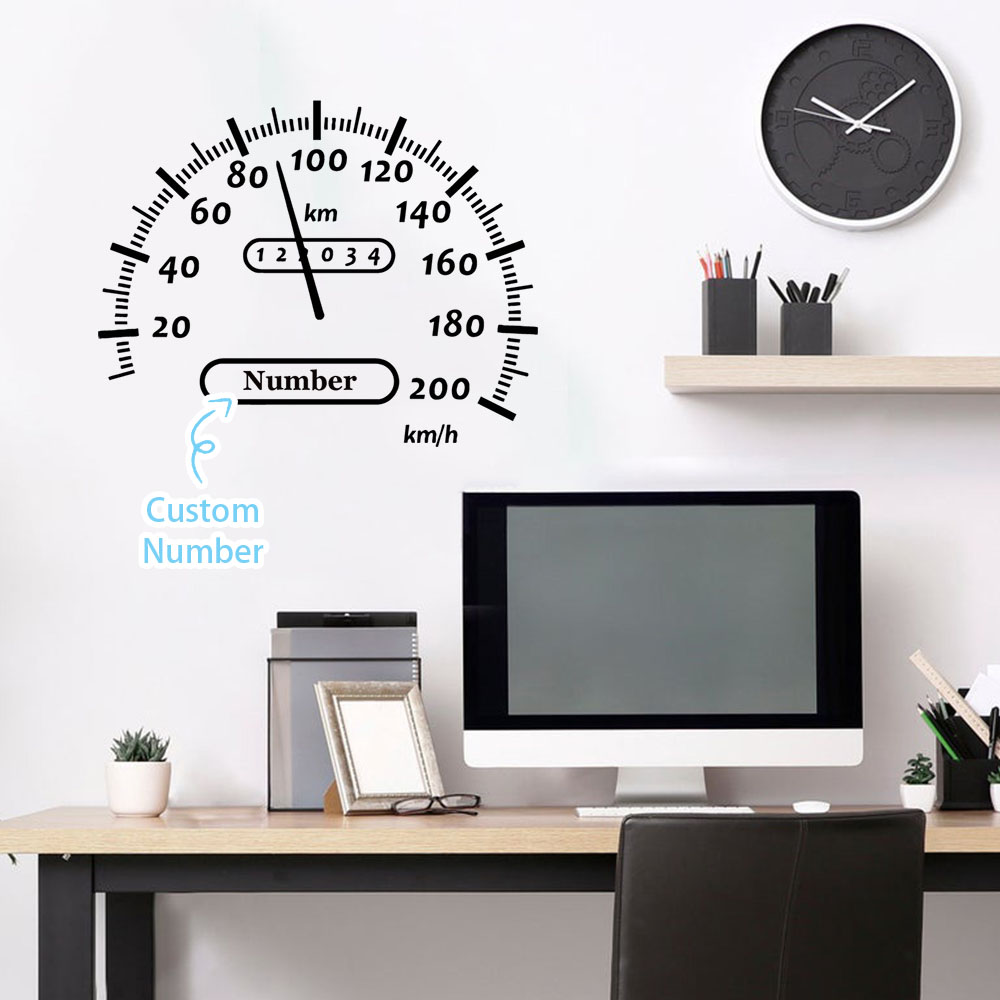 1PC Creatieve brandstofmeter G - Home Decor Wallpaper recensie en prijs