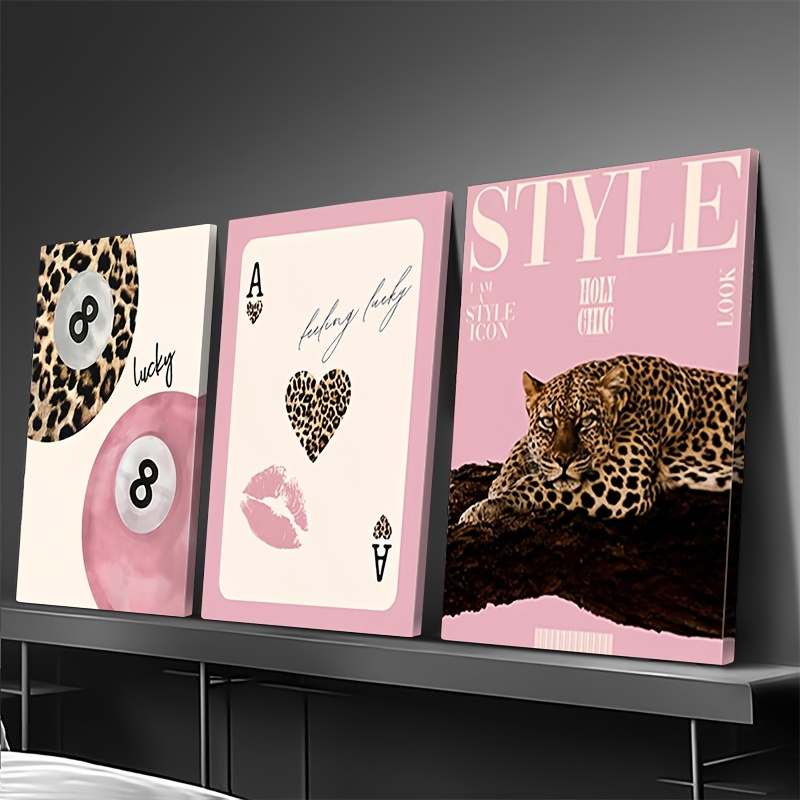 3 stuks luipaard- en cheetah-c - Home Decor Brand recensie en prijs