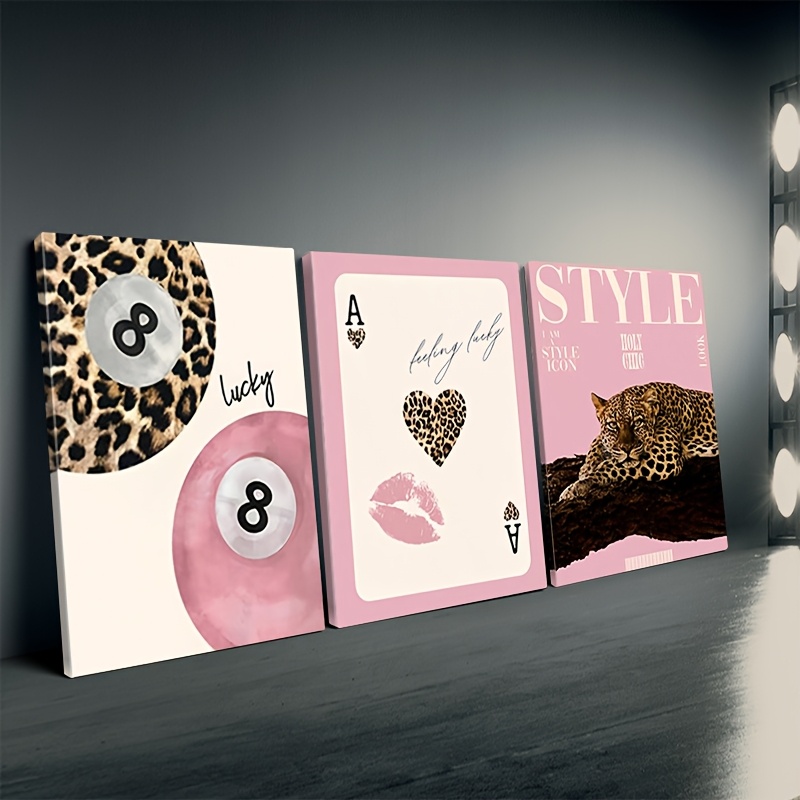 3 stuks luipaard- en cheetah-c - Home Decor Brand recensie en prijs