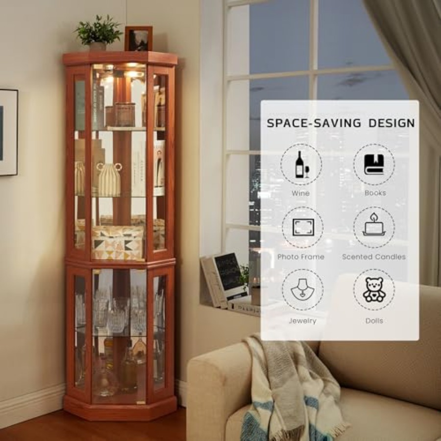 Hoekvitrinekast voor drankenop - H&M Home Decor recensie en prijs