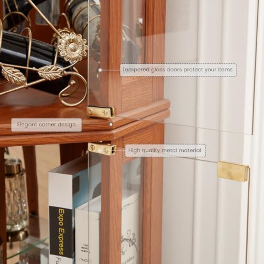 Hoekvitrinekast voor drankenop - H&M Home Decor recensie en prijs