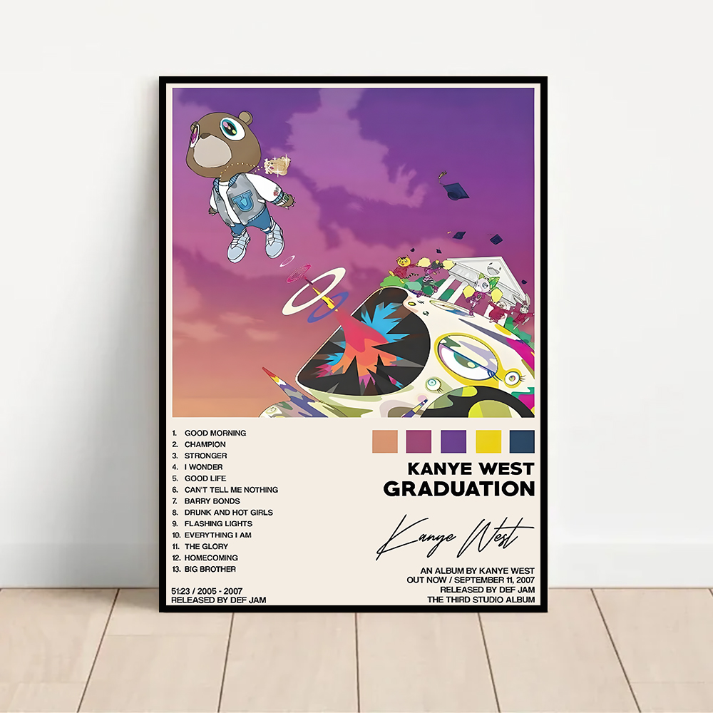 Rap zanger Kanye West Art Post - Home Decor Aesthetic Pinterest recensie en prijs