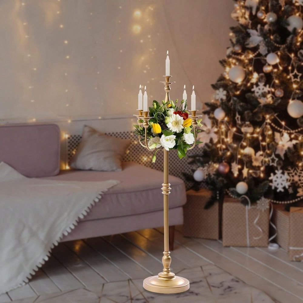 50 inch 5-armige vloerkaarsenh - Flooring Home Decor recensie en prijs