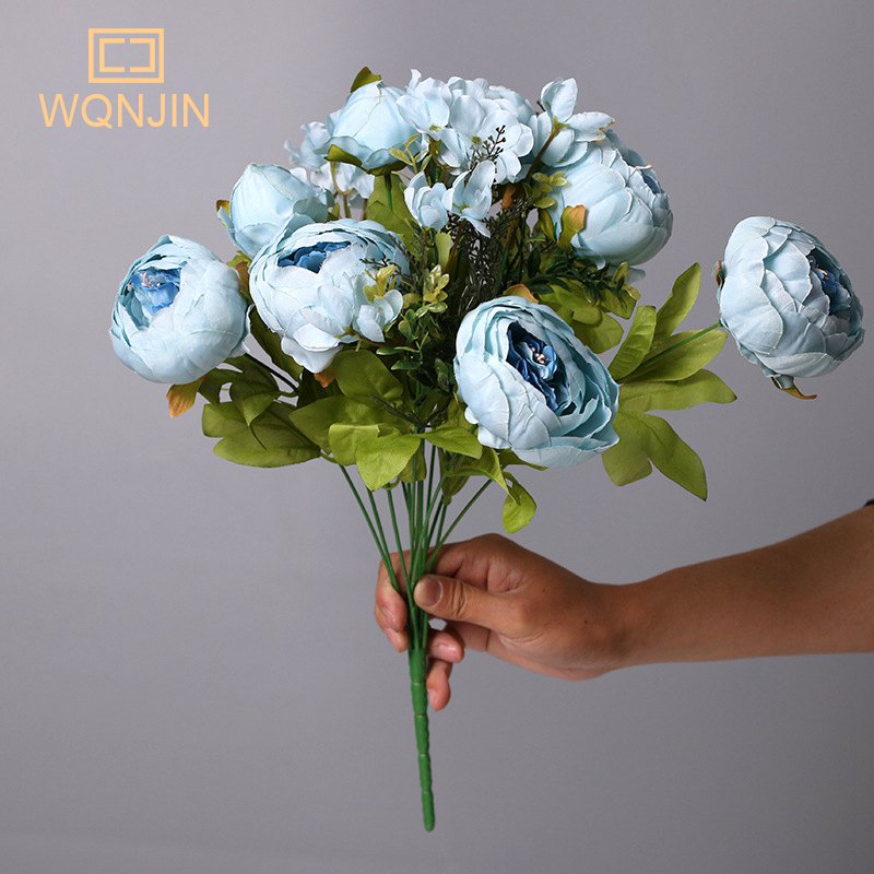 WQNJIN 13 hoofden pioenroos zi - Home Decor Aesthetic Pinterest recensie en prijs