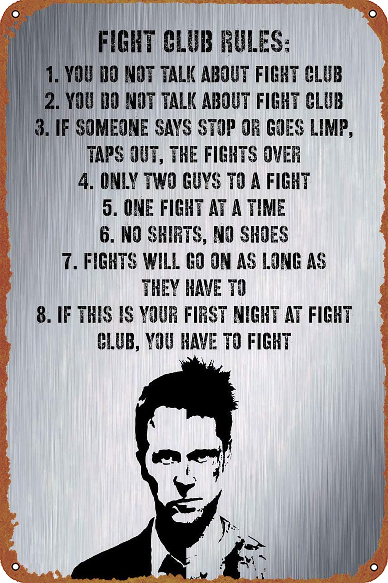 1 STKS, Fight Club Regels Quot - Home Decor Quotes On Wall recensie en prijs