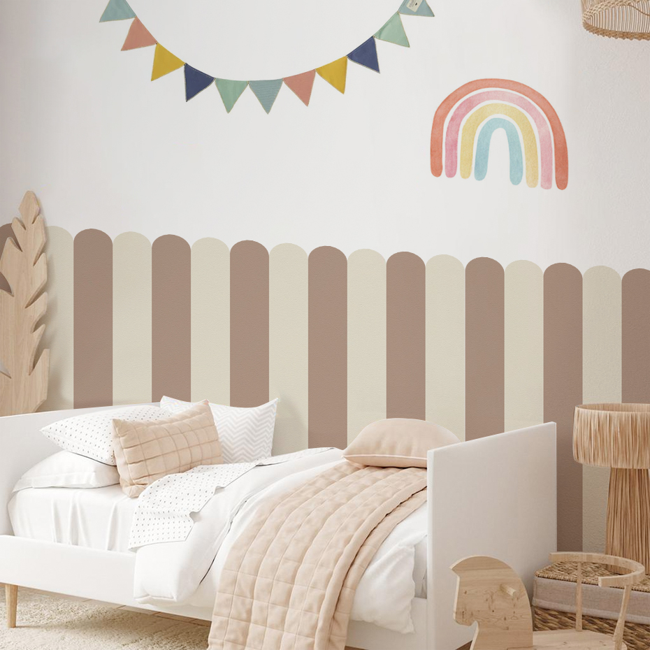 Veelkleurig verticaal gestreep - Home Decor Wallpaper recensie en prijs