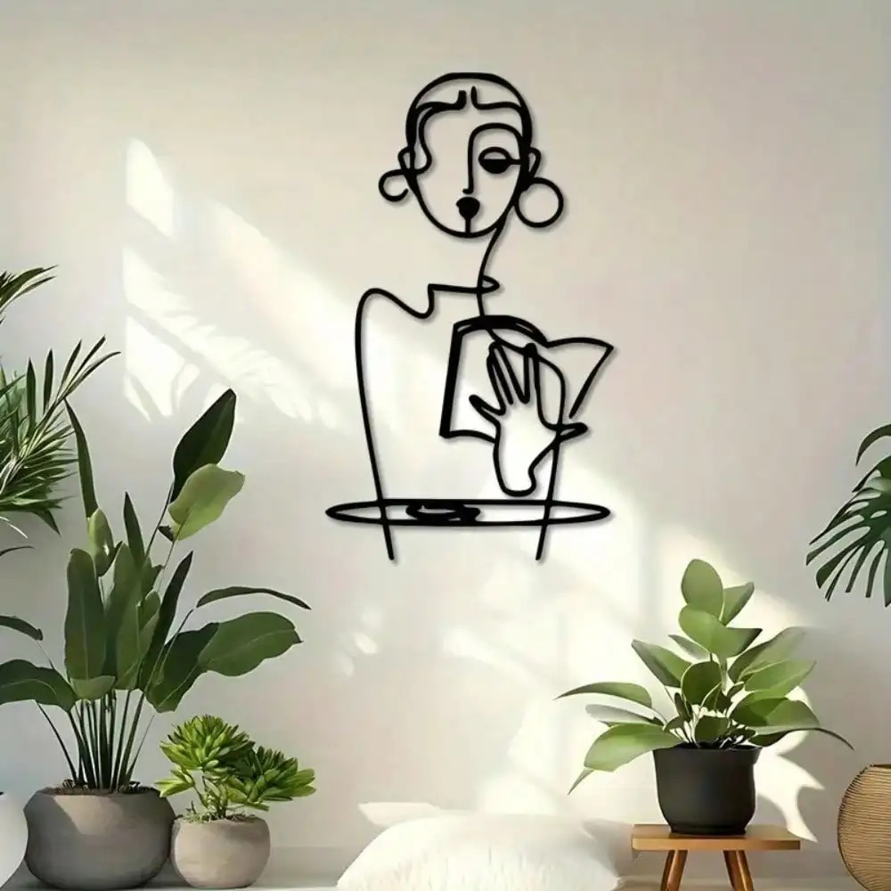 Minimalistische vrouw metaal w - Home Decor Brand recensie en prijs